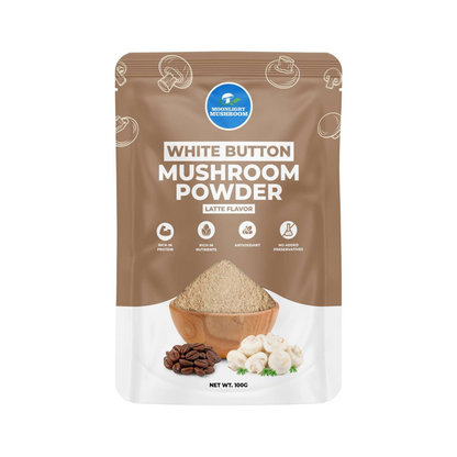 Moonlight Mushroom – Latte Flavoured White Button Mushroom Powder