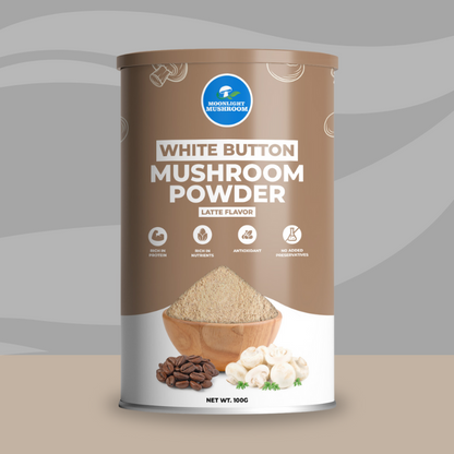 Moonlight Premium – Latte Flavoured White Button Mushroom Powder Can