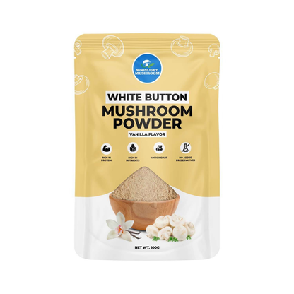 Moonlight Mushroom – Vanilla Flavoured White Button Mushroom Powder