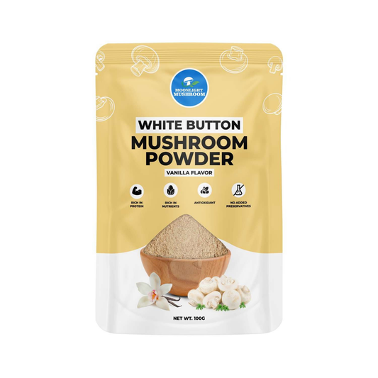 Moonlight Mushroom – Vanilla Flavoured White Button Mushroom Powder
