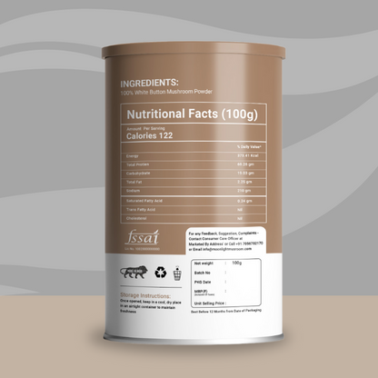 Moonlight Premium – Latte Flavoured White Button Mushroom Powder Can