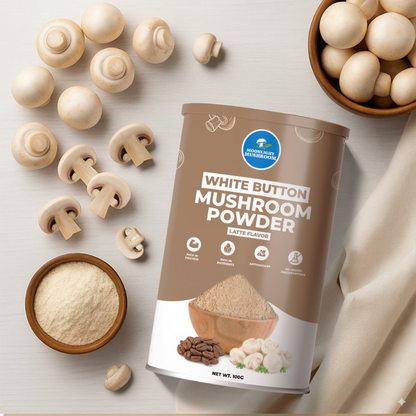 Moonlight Premium – Latte Flavoured White Button Mushroom Powder Can